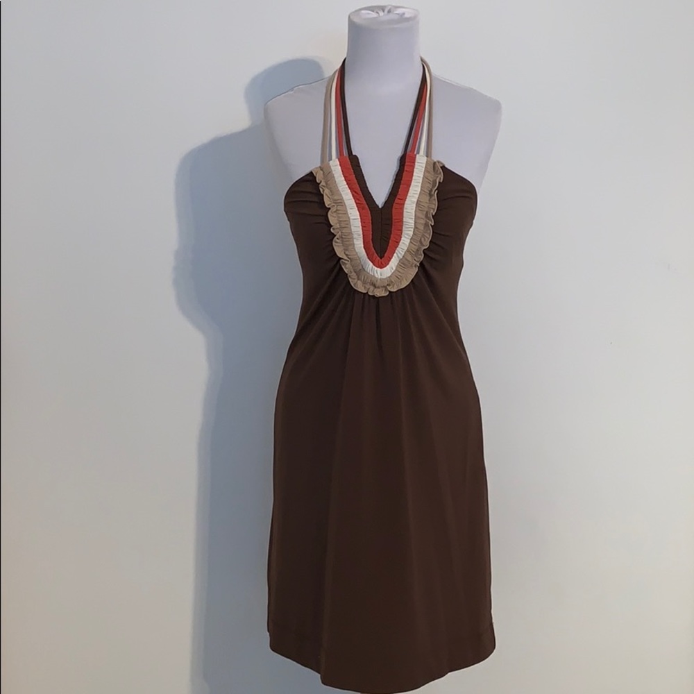 BCBGMAXAZRIA Halter Dress